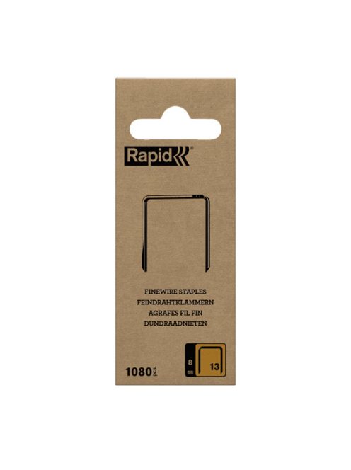 Kapcsok / drótok Rapid 13/8 mm 1080 db papír buborékban