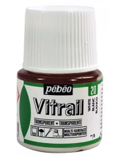 Vitrail glass paint 45ml - 20 fehér