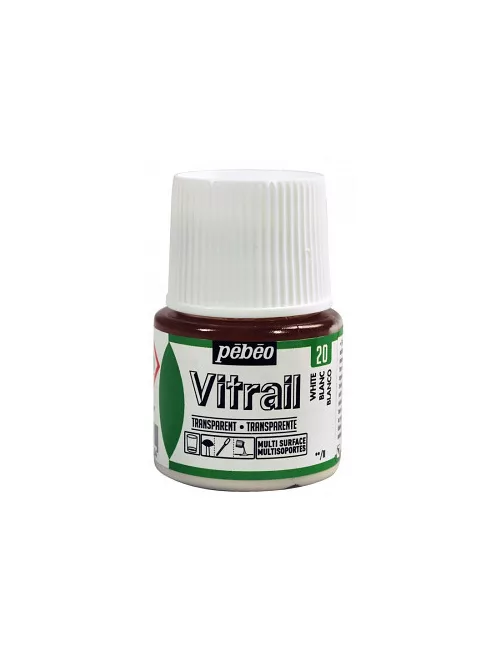 Vitrail glass paint 45ml - 20 fehér