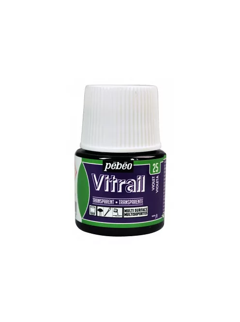 Vitrail glass paint 45ml - 25 purple