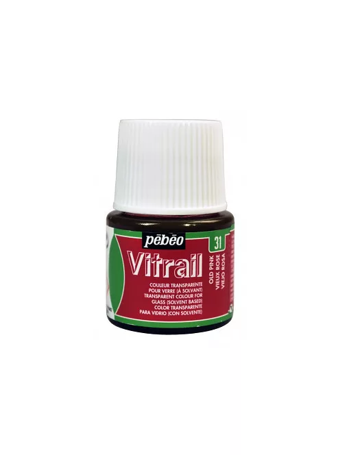 Vitrail glass paint 45ml - 31 old pink