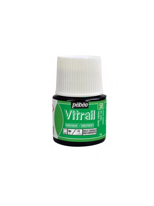 Vitrail üvegfesték 45ml - 58 mélyzöld