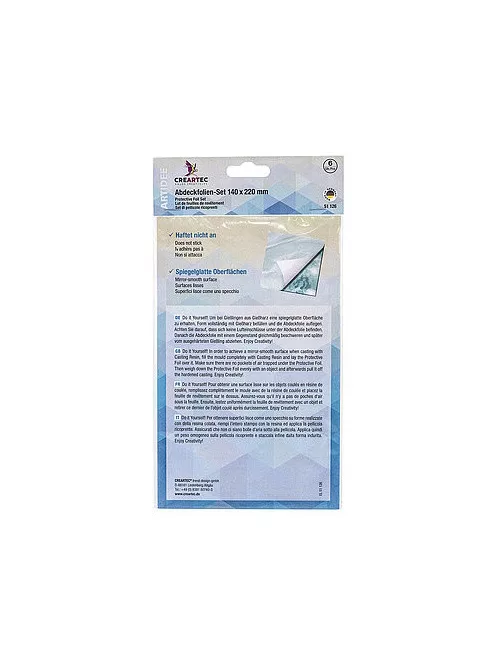 Protective films for resin casting