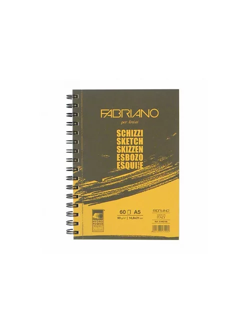 Vázlatfüzet Fabriano Schizzi 90g A5 hosszú oldal