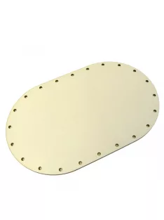 Oval bottom for knitting baskets 13x17cm