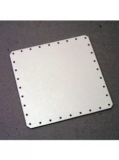Rectangular bottom for basket weaving - 16x32cm