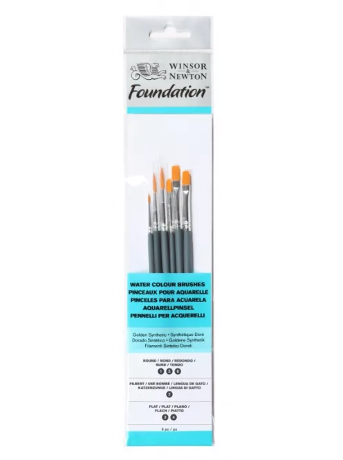 Winsor Newton akvarell ecsetkészlet 6 db