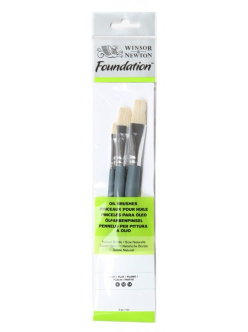 Ecsetkészlet olajhoz 3 db