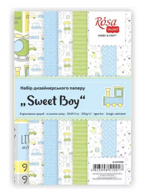 Papírkészlet kívánságok készítéséhez A4 250g - Édes fiú