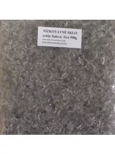   Alacsony olvadáspontú üveg 0,5kg - világos lila átlátszó