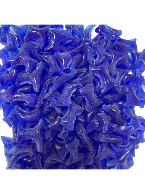 Alacsony olvadáspontú üveg 0,5 kg - átlátszó kék