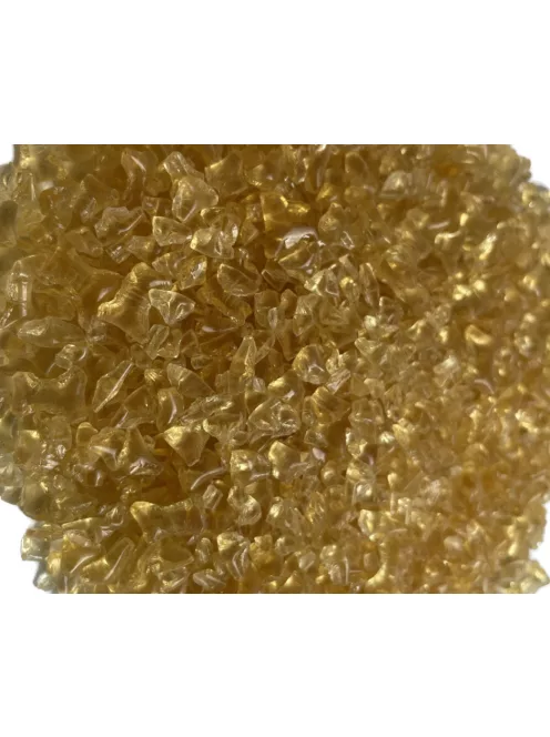 Alacsony olvadáspontú üveg 0,5kg - sárga átlátszó