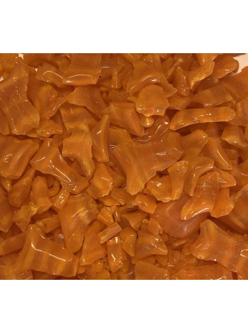 Alacsony olvadáspontú üveg 0,5 kg - narancssárga átlátszó