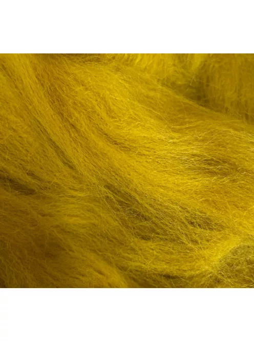 Színezett juhgyapjú 100g - mustár 16
