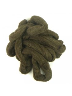 Természetes barna birkagyapjú 100g