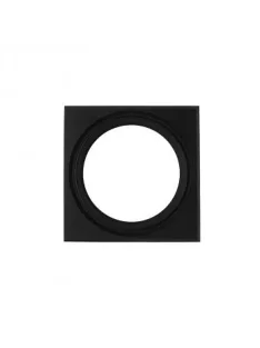 Négyzetes kerek keret fekete 7cm