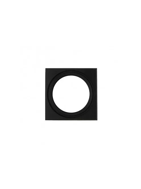 Négyzetes kerek keret fekete 7cm