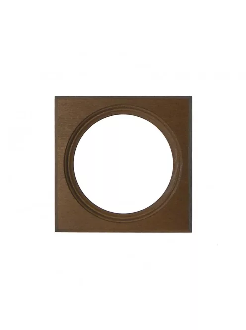 Square round frame brown 7cm