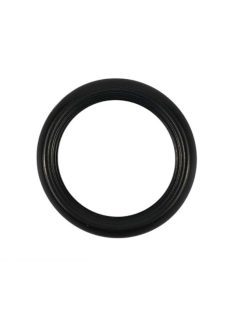 Kerek keret fekete 7 cm