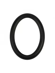 Ovális fekete keret 9x13cm