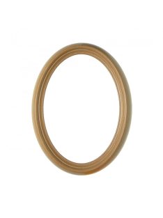 Ovális világosbarna keret 9x13cm