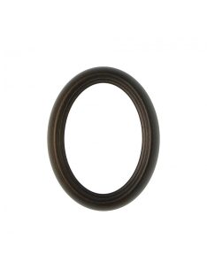 Ovális sötétbarna keret 9x13cm