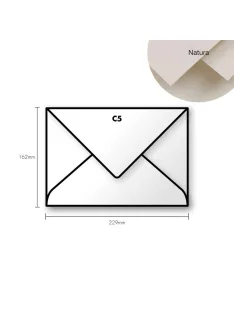 Paper envelope Pollen C5 162x229mm – Recycled