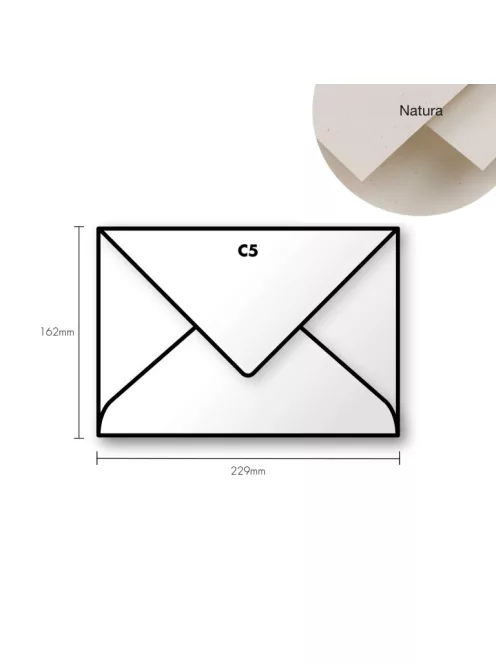Paper envelope Pollen C5 162x229mm – Recycled