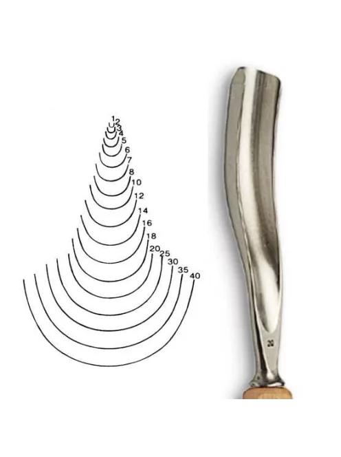 Vésõ Stubai éles U hajlított 5520 – szélesség 2mm