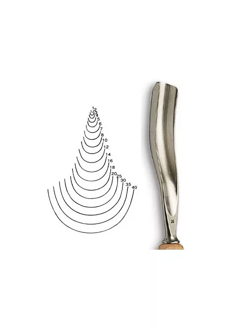 Vésõ Stubai éles U hajlított 5520 – szélesség 4mm