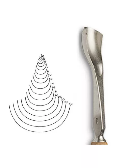 Vésõ Stubai éles kanalú U 5532 – szélesség 6mm