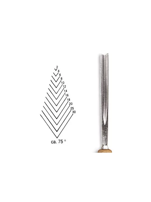 Vésõ Stubai V-alakú 75° 5539 – szélesség 6mm