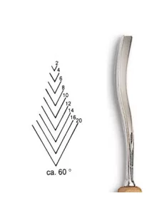 Vésõ Stubai V-alakú 60° 5542 – szélesség 10mm