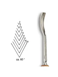 Vésõ Stubai V-alakú 60° 5544 – szélesség 4mm
