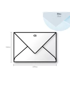 Paper envelope Pollen C5 162x229mm – kék
