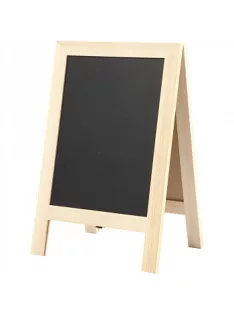 Double-sided black table easel 30x19cm