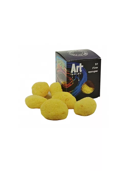 Natural sea sponge small 4-5cm, set of 10 pcs