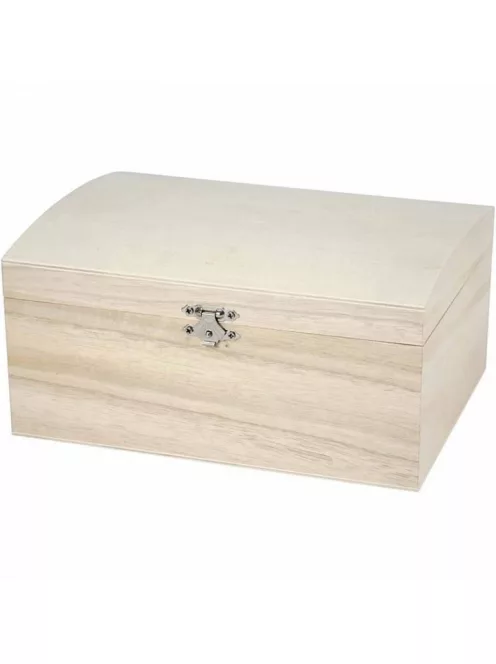 Nagy fa doboz fedéllel