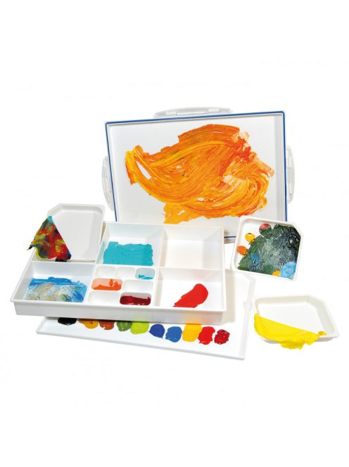 Légmentes műanyag paletta 24x34cm magas