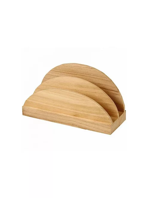 Wooden napkin stand