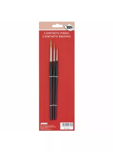 Set of AMI round brushes 3 pcs
