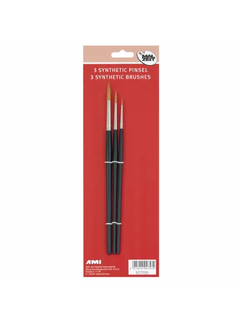 Set of AMI round brushes 3 pcs