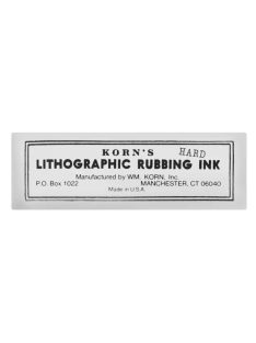 Korn Rubbing litográfiai tinta – lágy