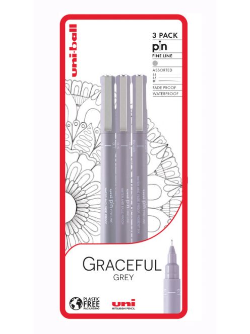 Uni Pin betétkészlet 3 db-os Graceful Grey