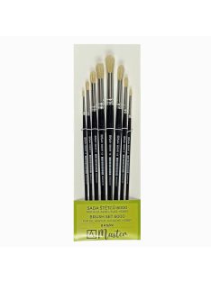 Master 6000 sörtéjű ecsetkészlet, 8 db-os, kerek