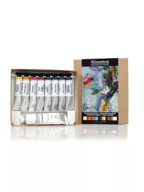Set of oil paints Williamsburg Signature 8x11ml + 1x37ml