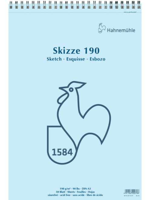 Vázlatfüzet Hahnemühle 190 Vázlat A3
