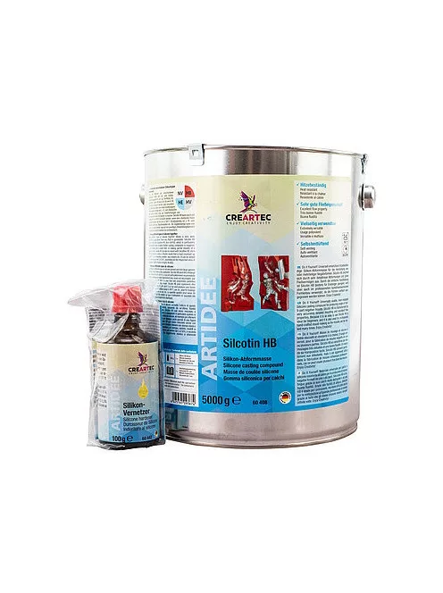 Heat-resistant casting silicone for mold making Silcotin 5kg
