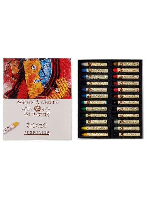 Sennelier olajpasztell készlet 24 db-os alap árnyalatok
