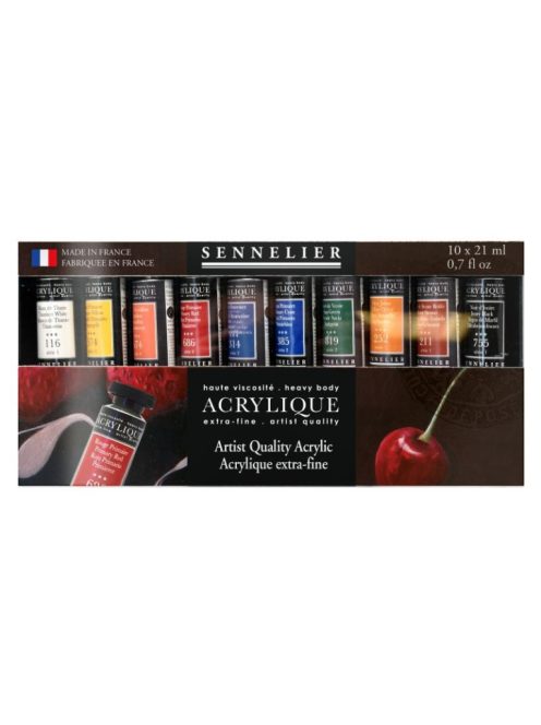 Sennelier akrilfesték készlet 10x21ml